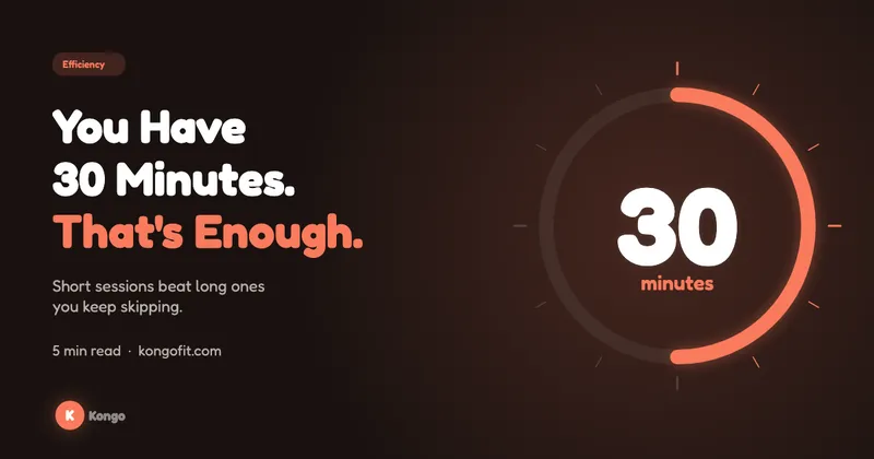 You Have 30 Minutes. That's Enough.