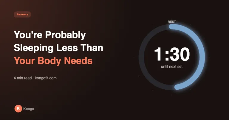 You're Probably Sleeping Less Than Your Body Needs