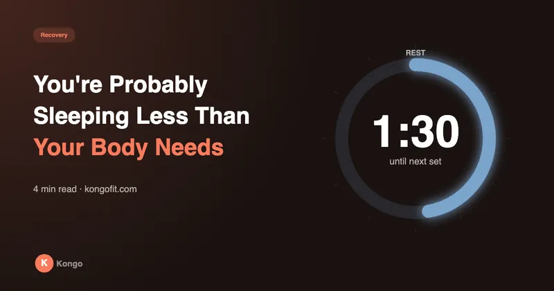 You're Probably Sleeping Less Than Your Body Needs